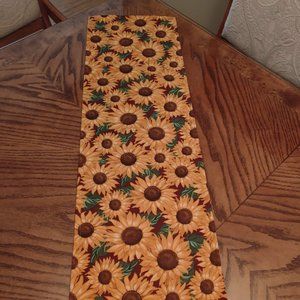 New Handmade! Summer Sunflower Table Runner - 12 inches by 6 feet